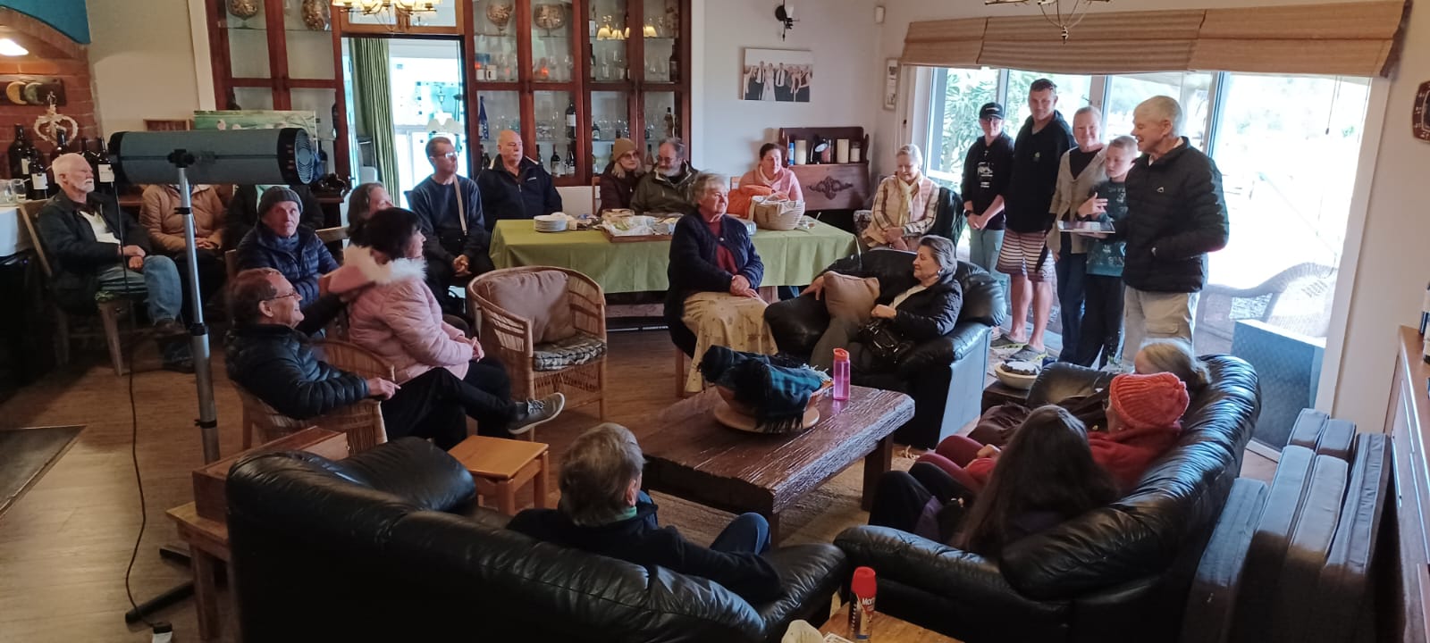 Believers gathered